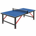 Mesa de ping pong 274 x 152 x 76 cm de acero y tablero azul plegable
